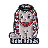 Habibi Cat Brooch Enamel Pin