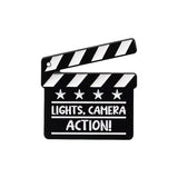 Lights Camera Action Brooch Enamel Pin