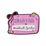 Bookish Girlie Brooch Enamel Pin