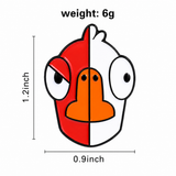 Moody Goose Brooch Enamel Pin