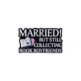 Book Boyfriends Brooch Enamel Pin
