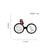Muggle Proof Specs Harry Potter Brooch Enamel Pin