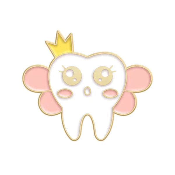 Tooth Fairy Dentist Brooch Enamel Pin