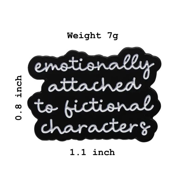 Fiction Lovers Brooch Enamel Pin