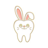 Bunny Tooth Dentist Brooch Enamel Pin