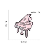 Piano Brooch Enamel Pin