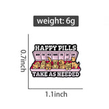 Dog Happy Pills Enamel Pin