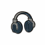 Headphones Enamel Sticker