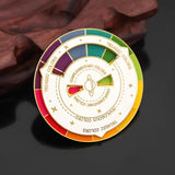 Colour Wheel Rotatable Brooch Enamel Pin
