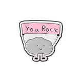 You Rock Brooch Enamel Pin