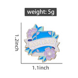 Book Lover Brooch Enamel Pin