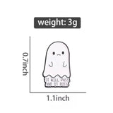 It Will Pass Ghost Brooch Enamel Pin