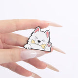 Bone-Jour Dog Brooch Enamel Pin