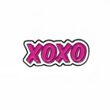 XOXO Metal Enamel Sticker