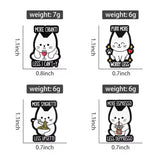 More Spaghetti Less Upsetti Cat Brooch Enamel Pin