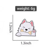 Bone-Jour Dog Brooch Enamel Pin
