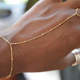 18K Gold Plated Basic Hand Chain