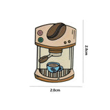 Coffee Machine Brooch Enamel Pin