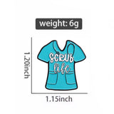 Scrub Life Medical Brooch Enamel Pin