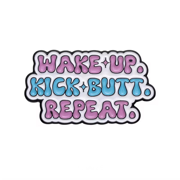 Kick Butt Brooch Enamel Pin