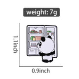 Midnight Cravings Panda Brooch Enamel Pin