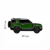 Defender Metal Enamel Sticker
