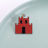 Castle Super Mario Brooch Enamel Pin