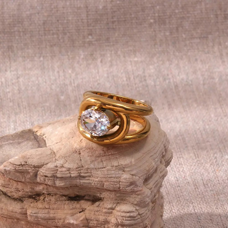 18k Gold Plated Charlotte Ring