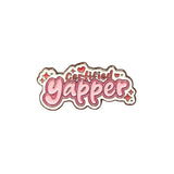Certified Yapper Metal Enamel Sticker