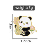 Pipa Panda Brooch Enamel Pin