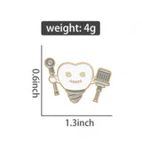 Screwy The Tooth Dentist Brooch Enamel Pin