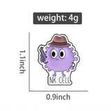 NK Cell Medical Brooch Enamel Pin