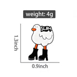 Slay Goose Brooch Enamel Pin