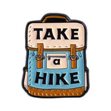 Take A Hike Travel Brooch Enamel Pin