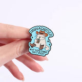 Something Ain’t Right Cat Brooch Enamel Pin