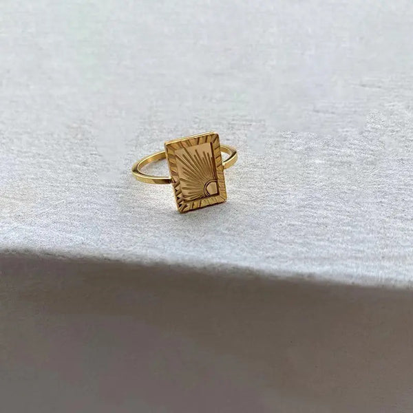 18k Gold Plated Sunshine Ring