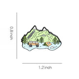 Freedom Travel Brooch Enamel Pin