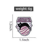 Survived Mercury In Retrogade Cat Brooch Enamel Pin