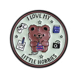 Love My Hobbies Brooch Enamel Pin