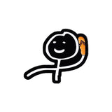 Flying Chappal Brooch Enamel Pin