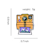 Traveller’s Camera Brooch Enamel Pin
