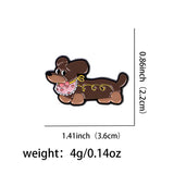Bonbon Dog Brooch Enamel Pin