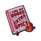 Extra Spicy Books Brooch Enamel Pin
