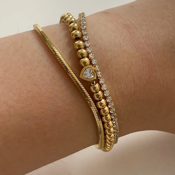 18K Gold Plated Aurelia Bracelet Stack