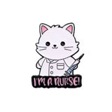 I’m A Nurse Cat Medical Brooch Enamel Pin