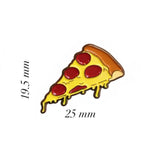 Pizza Slice Enamel Sticker
