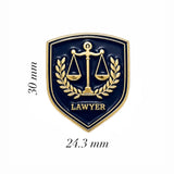 Lawyer Enamel Sticker