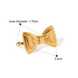 18k Gold Plated Bow Double Finger Ring