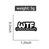 Where’s The Food Brooch Enamel Pin