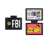 FBI Openable Brooch Enamel Pin